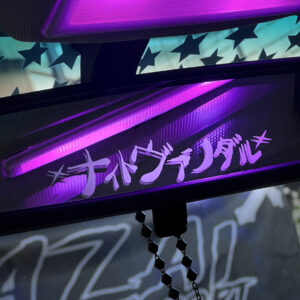 "Éjszakai Vandálok" Kanji matrica